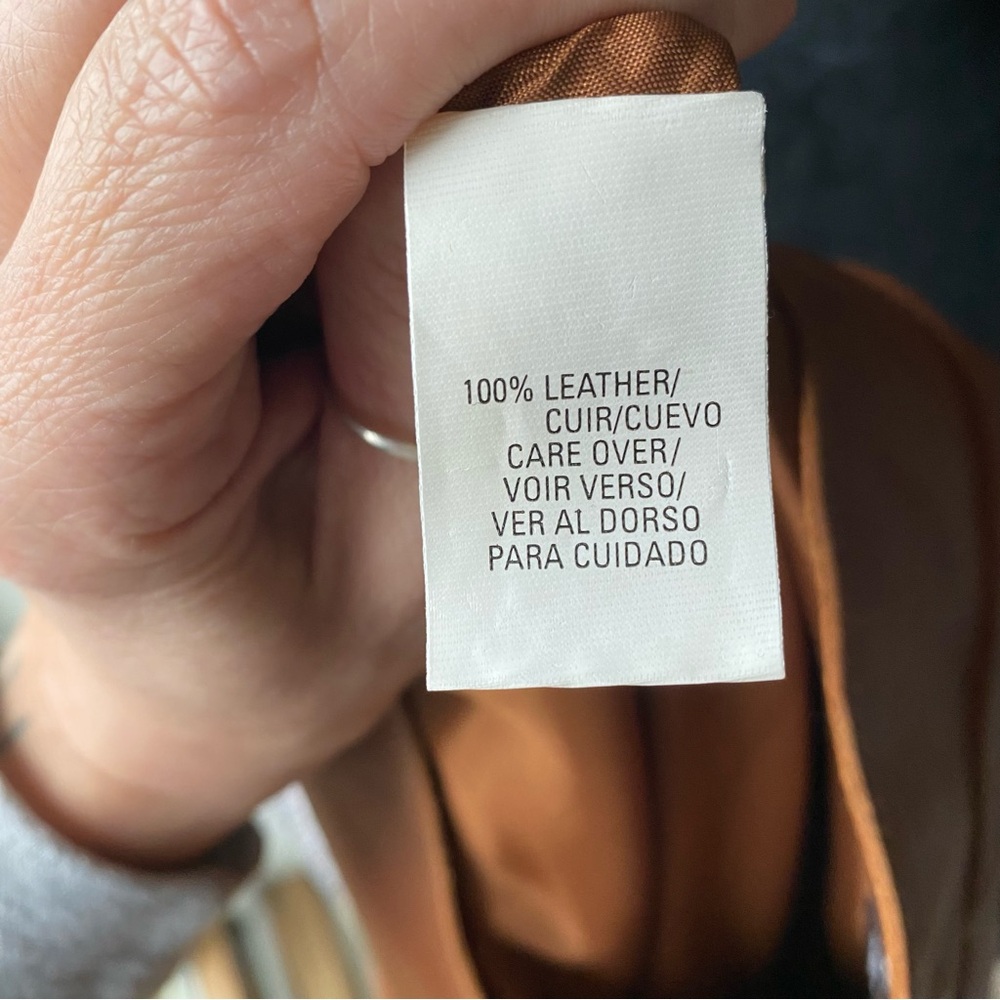Anne Klein Western Leather Skirt - Picture 15 of 16